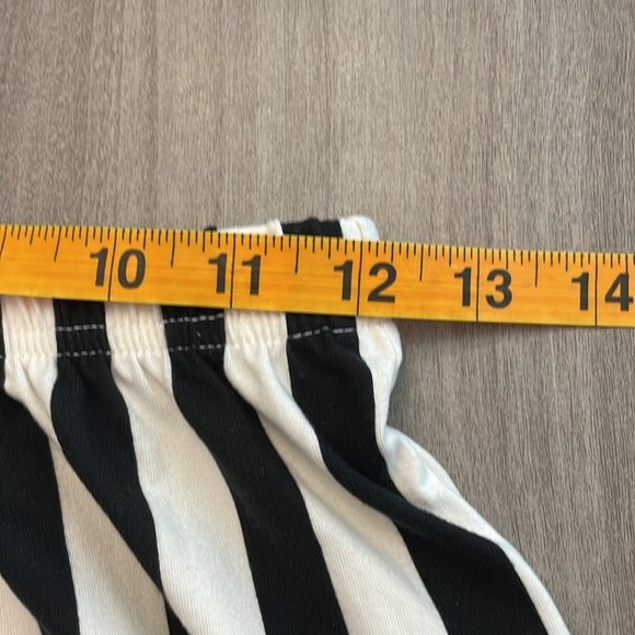 Women’s Pajama Shorts Black and White Stripe and Pink Top Let Me Sleep - Picture 10 of 12